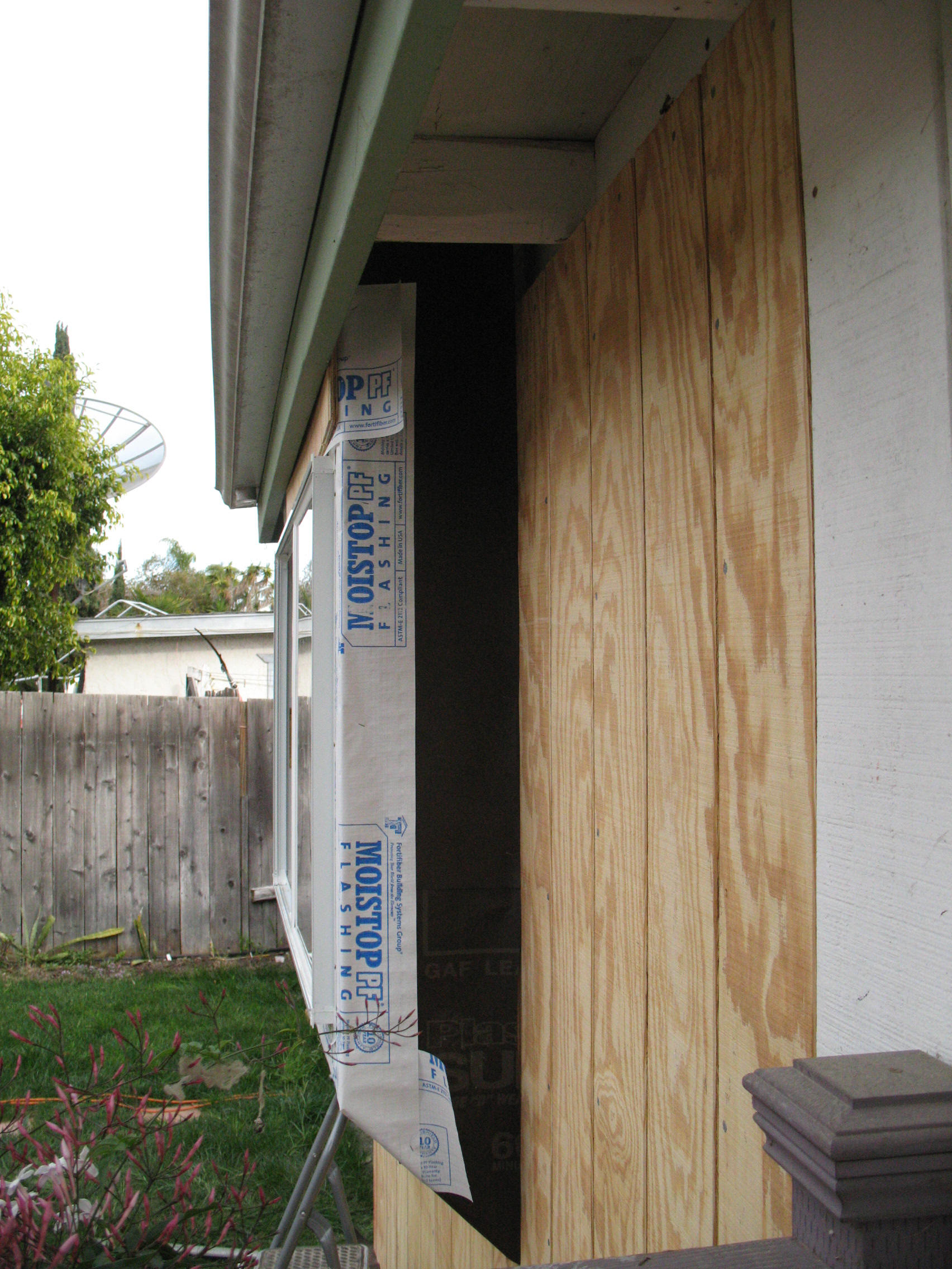 Finishing Pop Out Window Installation